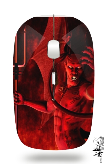  Devil 3D Art for Wireless optical mouse with usb receiver