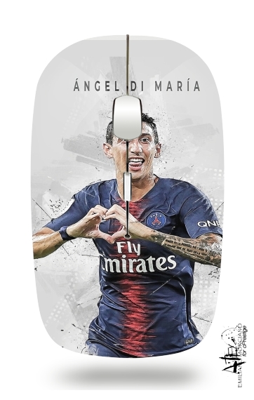  Di maria Art for Wireless optical mouse with usb receiver