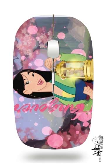  Disney Hangover: Mulan feat. Tinkerbell for Wireless optical mouse with usb receiver