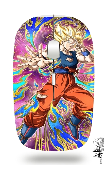  Dokkan Battle Goku Gratitude And Respect for Wireless optical mouse with usb receiver