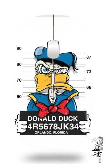  Donald Duck Crazy Jail Prison for Wireless optical mouse with usb receiver