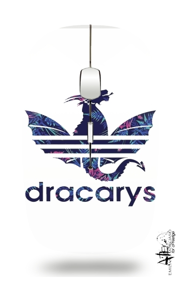  Dracarys Floral Blue for Wireless optical mouse with usb receiver