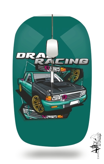  Drag Racing Car for Wireless optical mouse with usb receiver