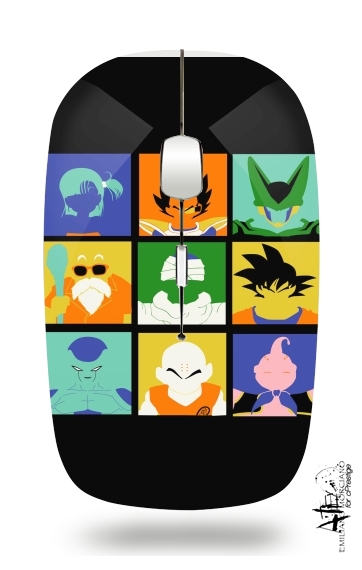  Dragon pop for Wireless optical mouse with usb receiver