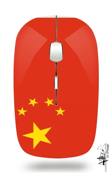  Flag of China for Wireless optical mouse with usb receiver