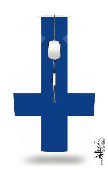 Flag of Finland for Wireless optical mouse with usb receiver