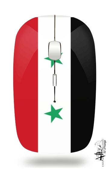  Flag of Syria for Wireless optical mouse with usb receiver