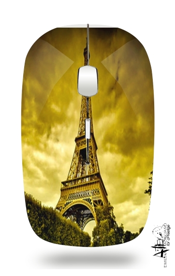  Eiffel Tower By Night from Paris for Wireless optical mouse with usb receiver