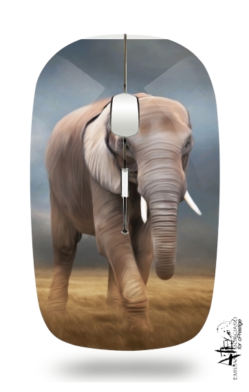  Elephant tour for Wireless optical mouse with usb receiver