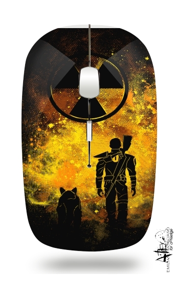  Fallout Art for Wireless optical mouse with usb receiver