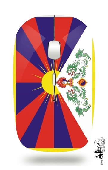  Flag Of Tibet for Wireless optical mouse with usb receiver