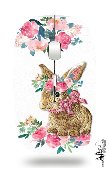  Flower Friends bunny Lace for Wireless optical mouse with usb receiver