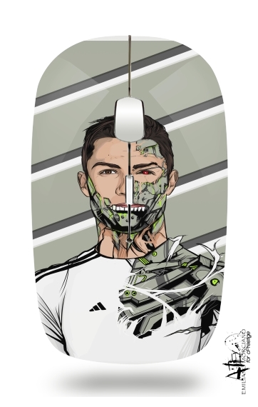  Football Legends: Cristiano Ronaldo - Real Madrid Robot for Wireless optical mouse with usb receiver