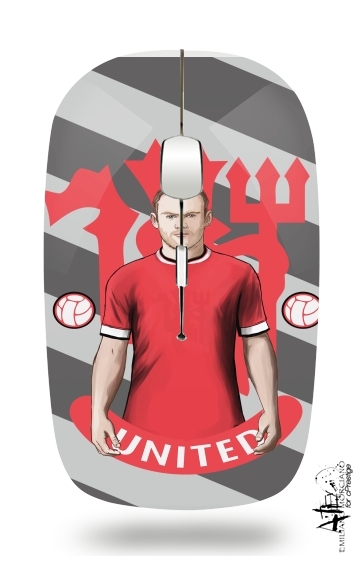  Football Stars: Red Devil Rooney ManU for Wireless optical mouse with usb receiver
