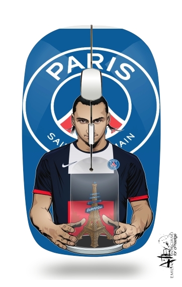 Football Stars: Zlataneur Paris for Wireless optical mouse with usb receiver
