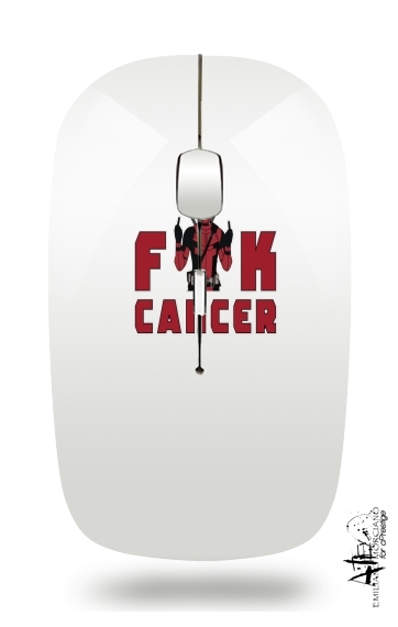  Fuck Cancer With Deadpool for Wireless optical mouse with usb receiver