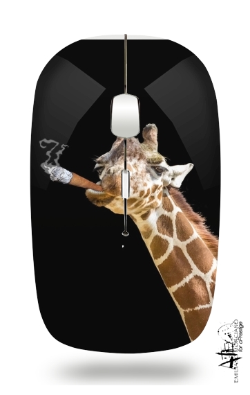  Girafe smoking cigare for Wireless optical mouse with usb receiver