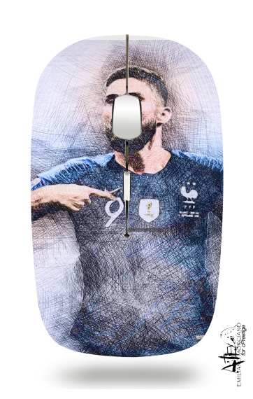  Giroud The French Striker for Wireless optical mouse with usb receiver
