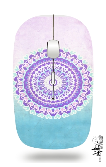  Frozen Mandala for Wireless optical mouse with usb receiver