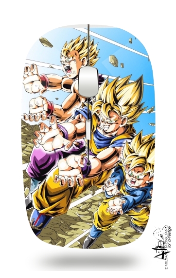  Goku Family for Wireless optical mouse with usb receiver