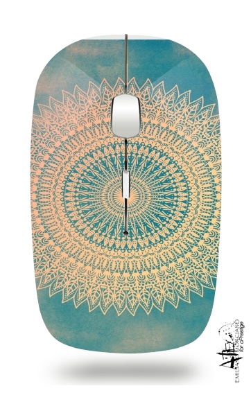  GOLDEN SUN MANDALA for Wireless optical mouse with usb receiver