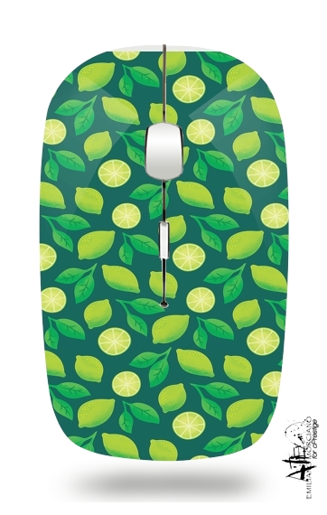  Green Citrus Cocktail for Wireless optical mouse with usb receiver
