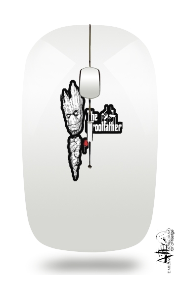  GrootFather is Groot x GodFather for Wireless optical mouse with usb receiver