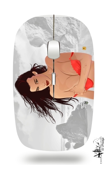  GTA Malibu Girl for Wireless optical mouse with usb receiver