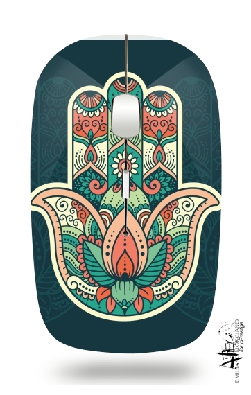  Hamsa Hand for Wireless optical mouse with usb receiver