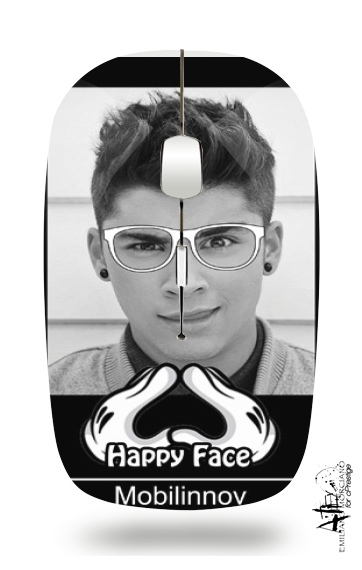  Happy Face Zayn for Wireless optical mouse with usb receiver