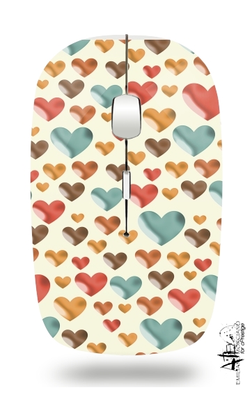  Hearts for Wireless optical mouse with usb receiver