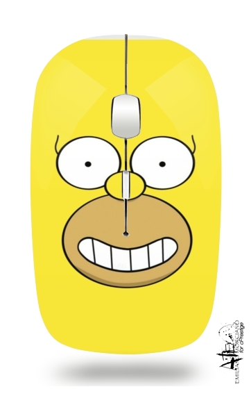  Homer Face for Wireless optical mouse with usb receiver