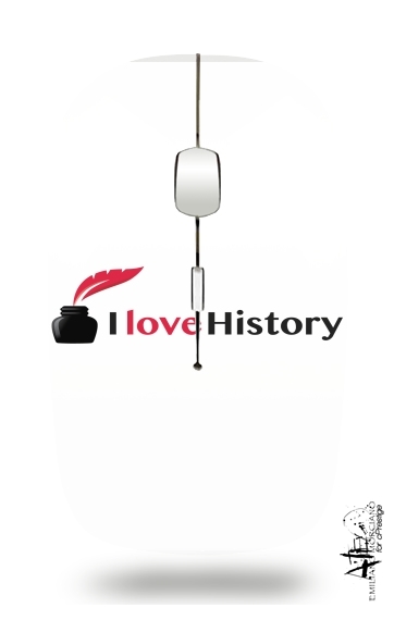  I love History for Wireless optical mouse with usb receiver