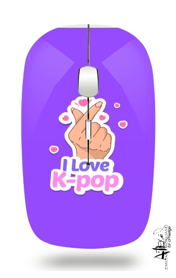  I love kpop for Wireless optical mouse with usb receiver