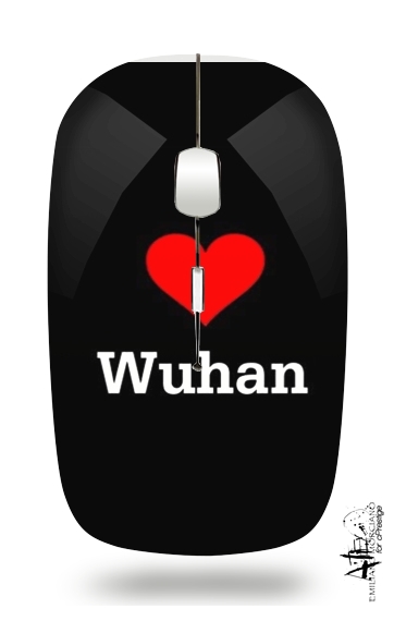  I love Wuhan Coronavirus for Wireless optical mouse with usb receiver