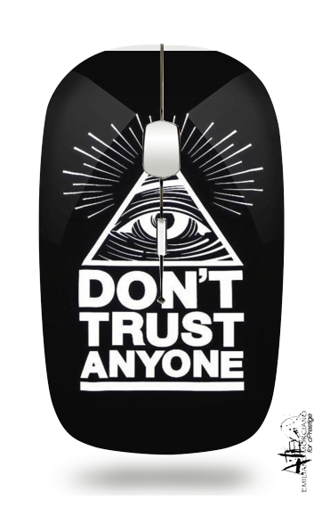  Illuminati Dont trust anyone for Wireless optical mouse with usb receiver