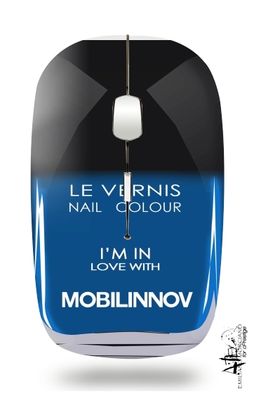  Flacon Vernis Blue Love for Wireless optical mouse with usb receiver