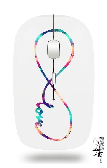  Infinity Love (White) for Wireless optical mouse with usb receiver