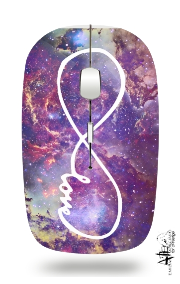  Infinity Love Galaxy for Wireless optical mouse with usb receiver