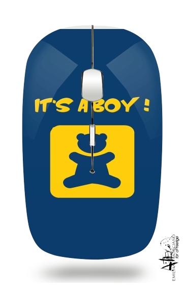  It's a boy! gift Birth for Wireless optical mouse with usb receiver