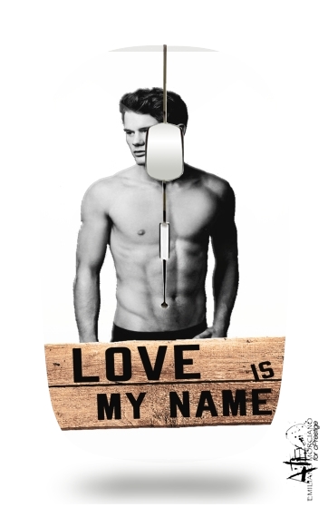  Jeremy Irvine Love is my name for Wireless optical mouse with usb receiver