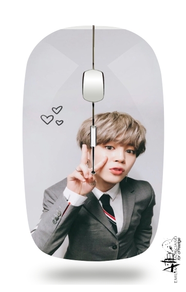  jimin bts for Wireless optical mouse with usb receiver