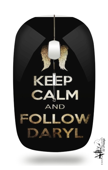  Keep Calm and Follow Daryl for Wireless optical mouse with usb receiver