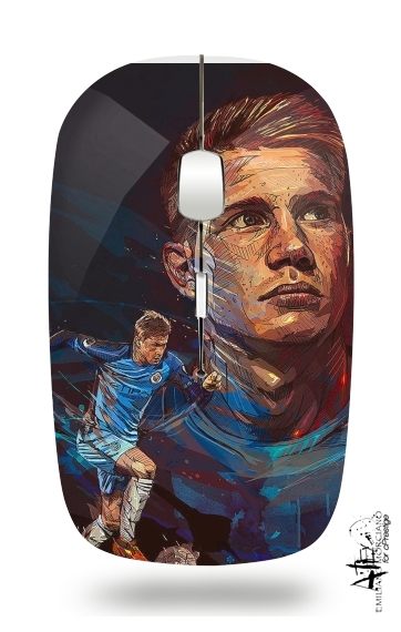  Kevin De Bruyne PaintArt for Wireless optical mouse with usb receiver