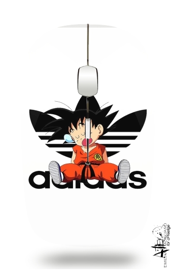  Kid Goku Adidas Joke for Wireless optical mouse with usb receiver