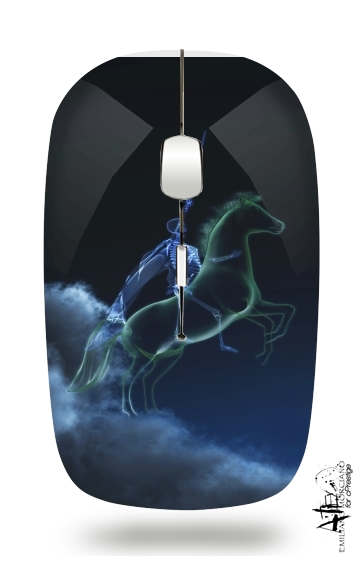  Knight in ghostly armor for Wireless optical mouse with usb receiver