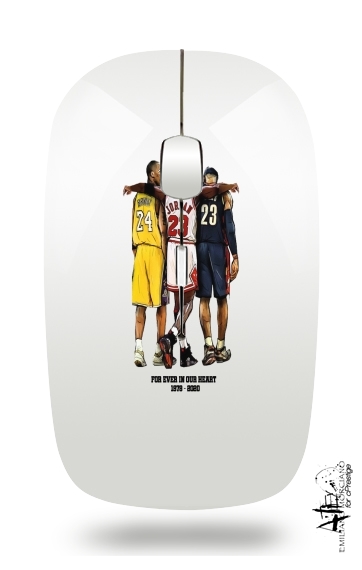  Kobe Bryant Black Mamba Tribute for Wireless optical mouse with usb receiver