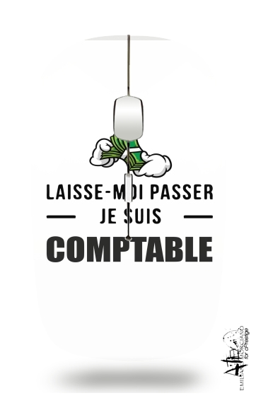  Laisse moi passer je suis comptable for Wireless optical mouse with usb receiver