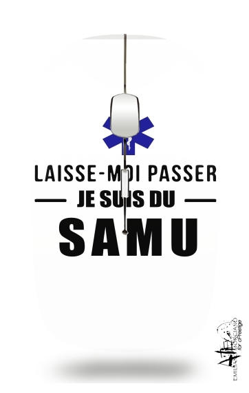  Laisse moi passer je suis du SAMU for Wireless optical mouse with usb receiver