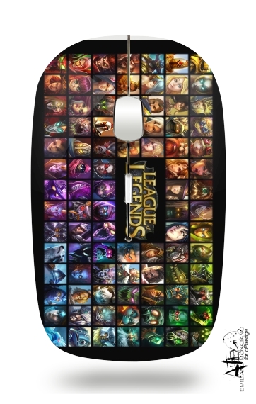  League Of Legends LOL - FANART for Wireless optical mouse with usb receiver